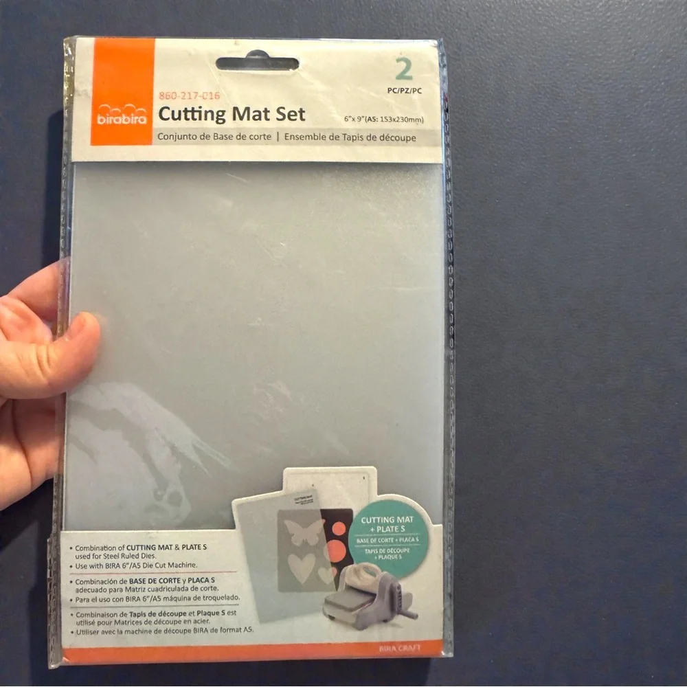 NWT Bira Craft Cutting Mat Set + Plate S for Bira 6” Die Cutting Machine | NWT